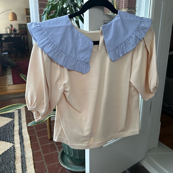 English Factory oversized ruffle collar knit - M - Picture 2 of 2